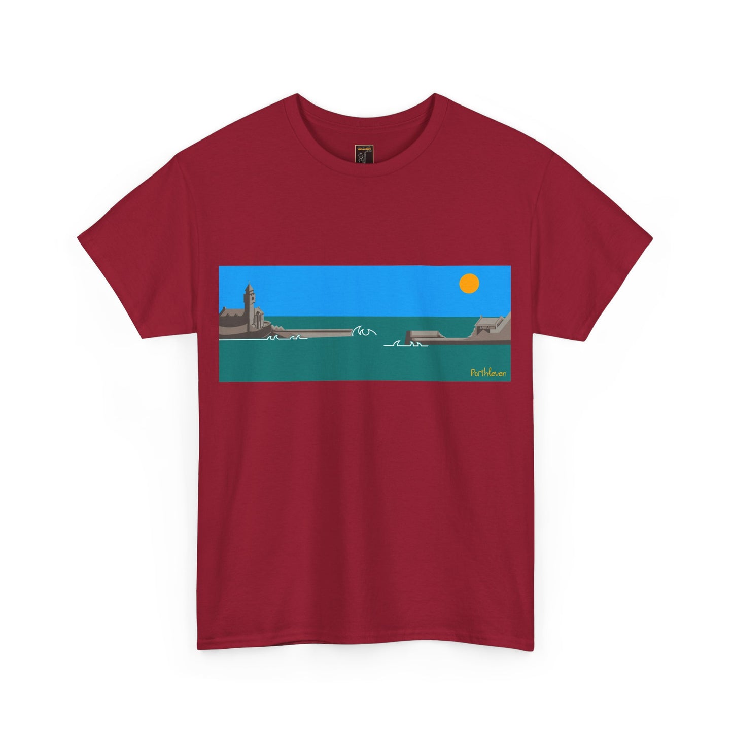 Porthleven Harbour, Colour Design - Unisex Tee