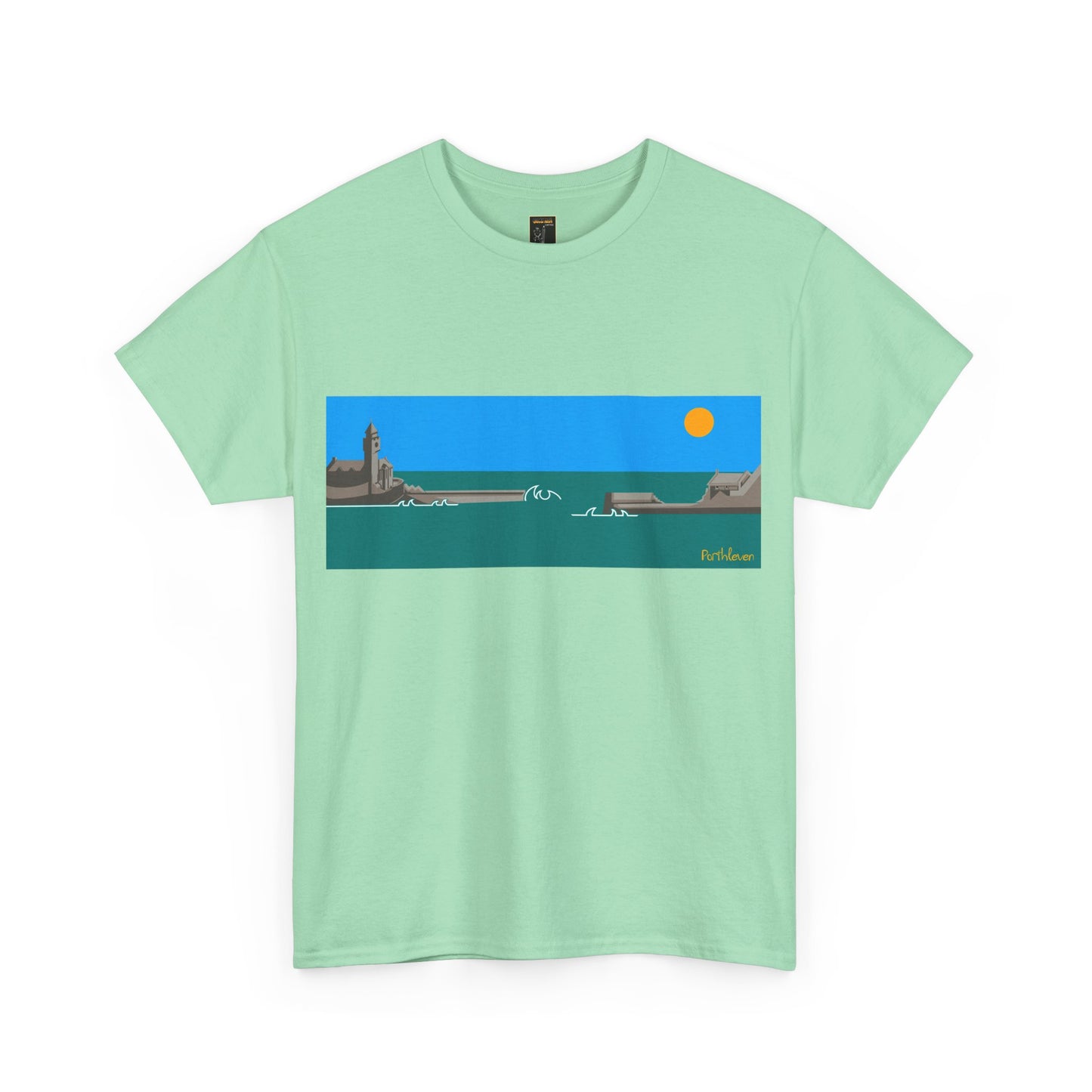 Porthleven Harbour, Colour Design - Unisex Tee