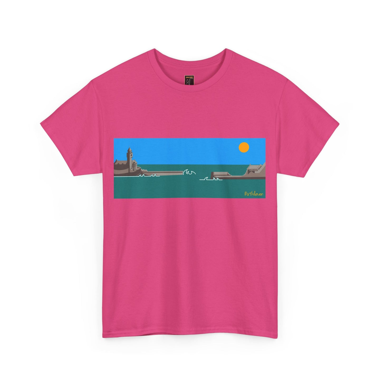 Porthleven Harbour, Colour Design - Unisex Tee