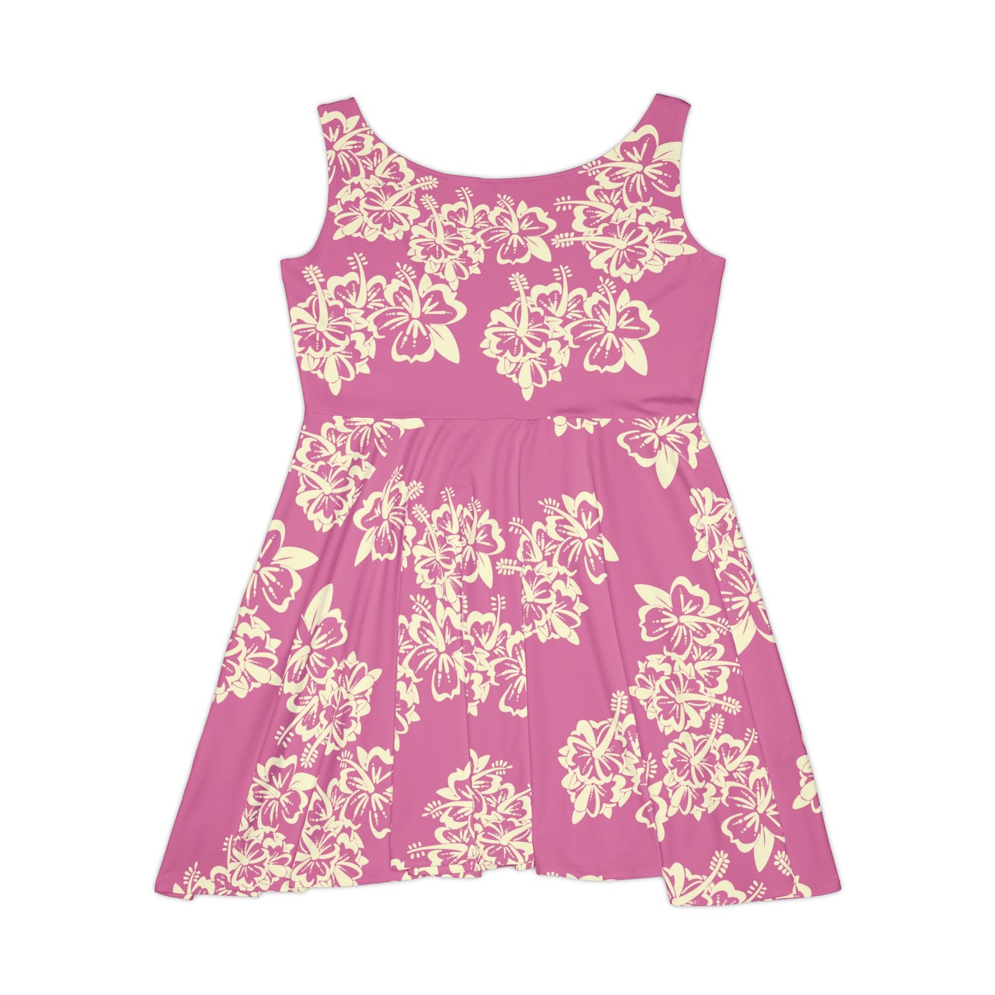 Hibiscus Blush - Skater Dress