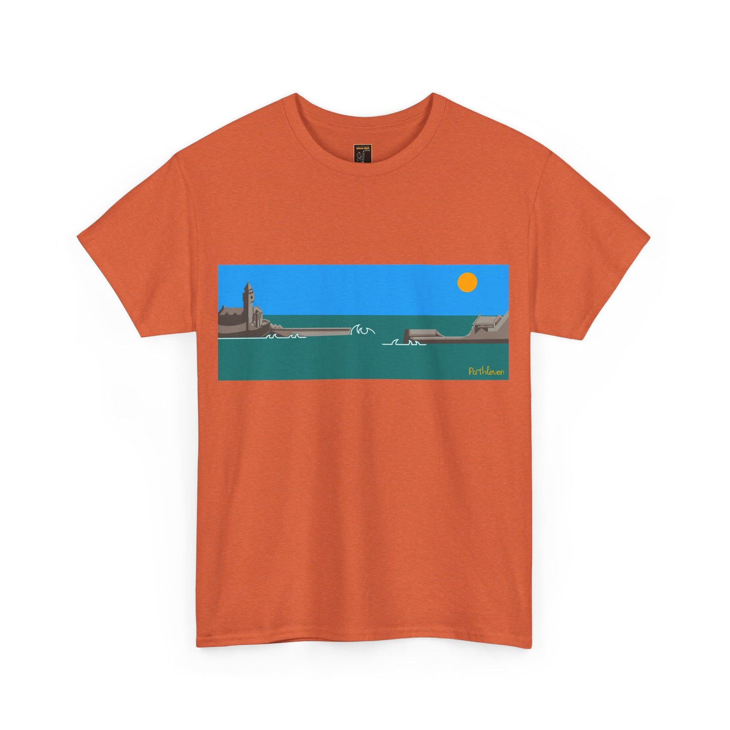 Porthleven Harbour, Colour Design - Unisex Tee