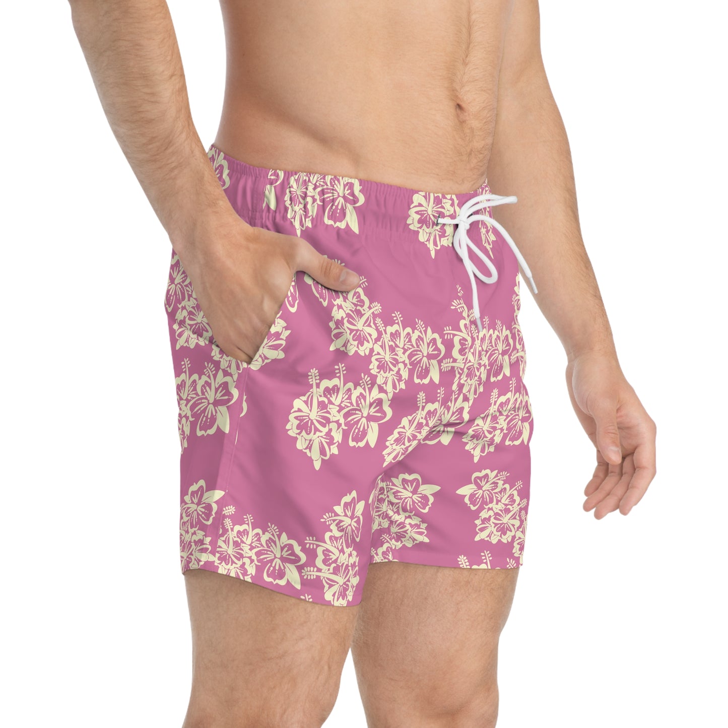 Hibiscus Blush Swim Shorts