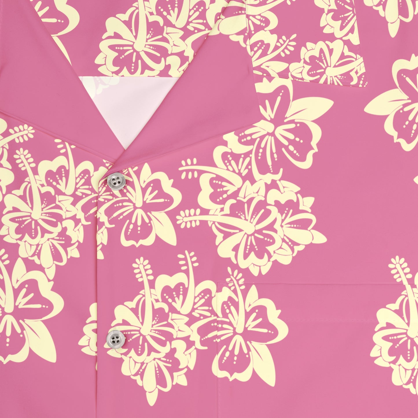 Hibiscus Blush -Short Sleeved Shirt