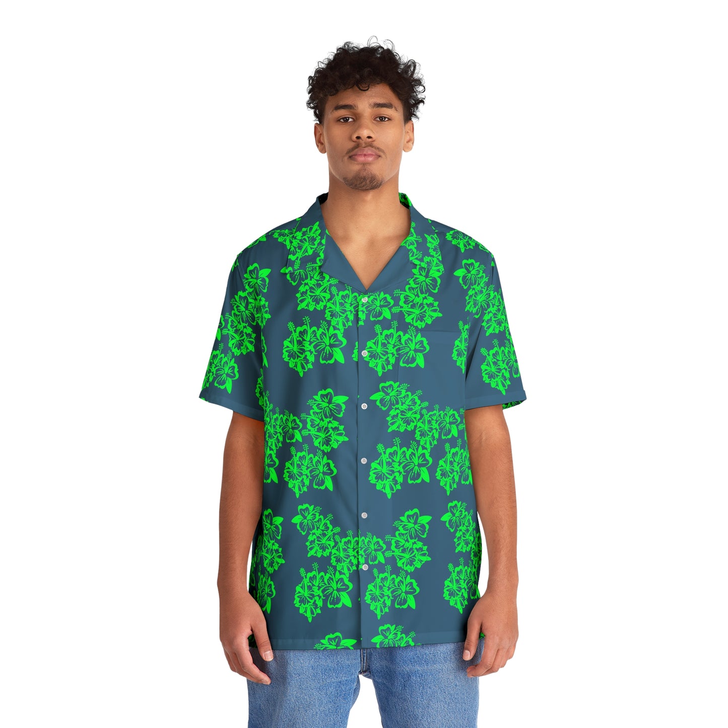 Hibiscus Zing -Short Sleeved Shirt