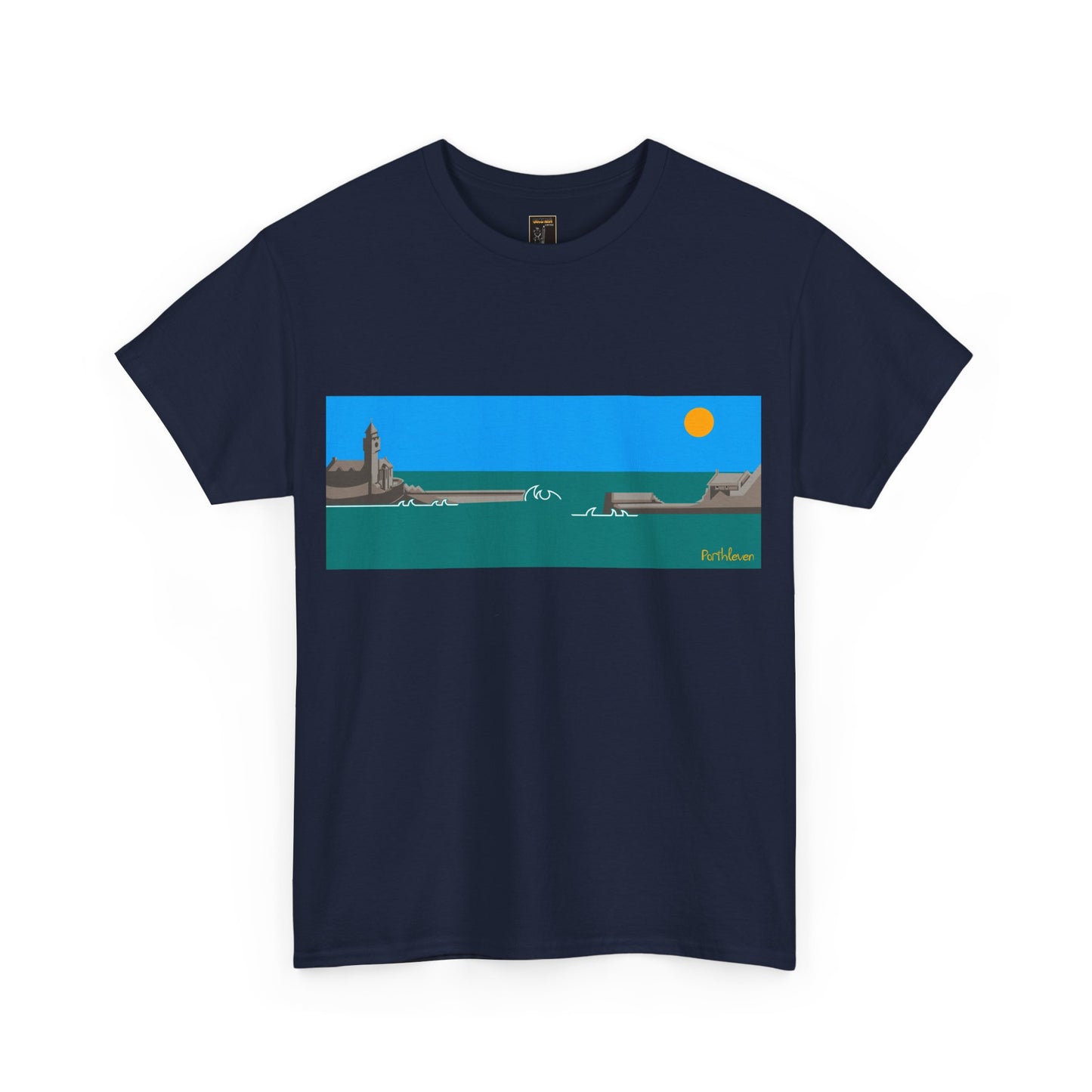 Porthleven Harbour, Colour Design - Unisex Tee