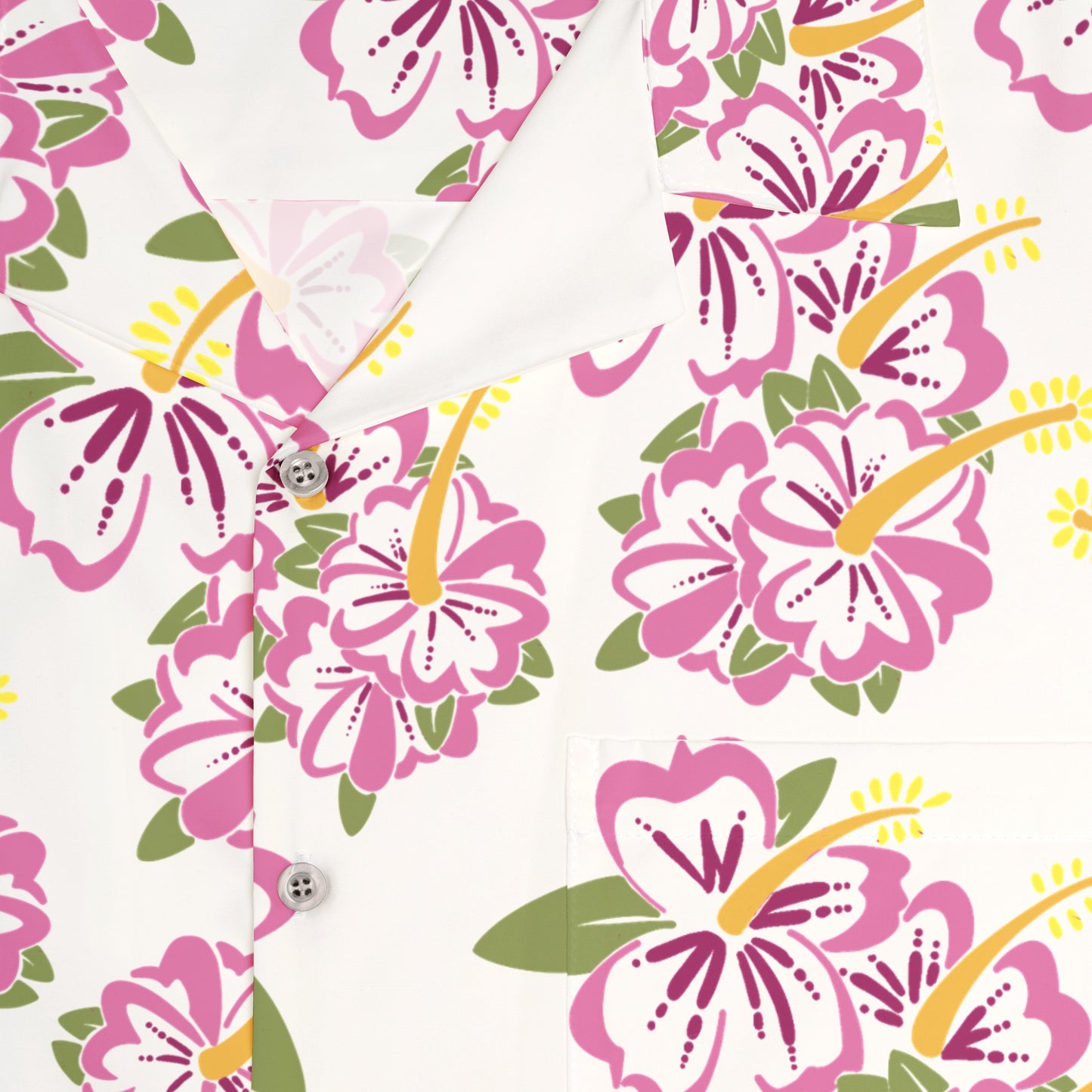 Hibiscus Joy -Short Sleeved Shirt