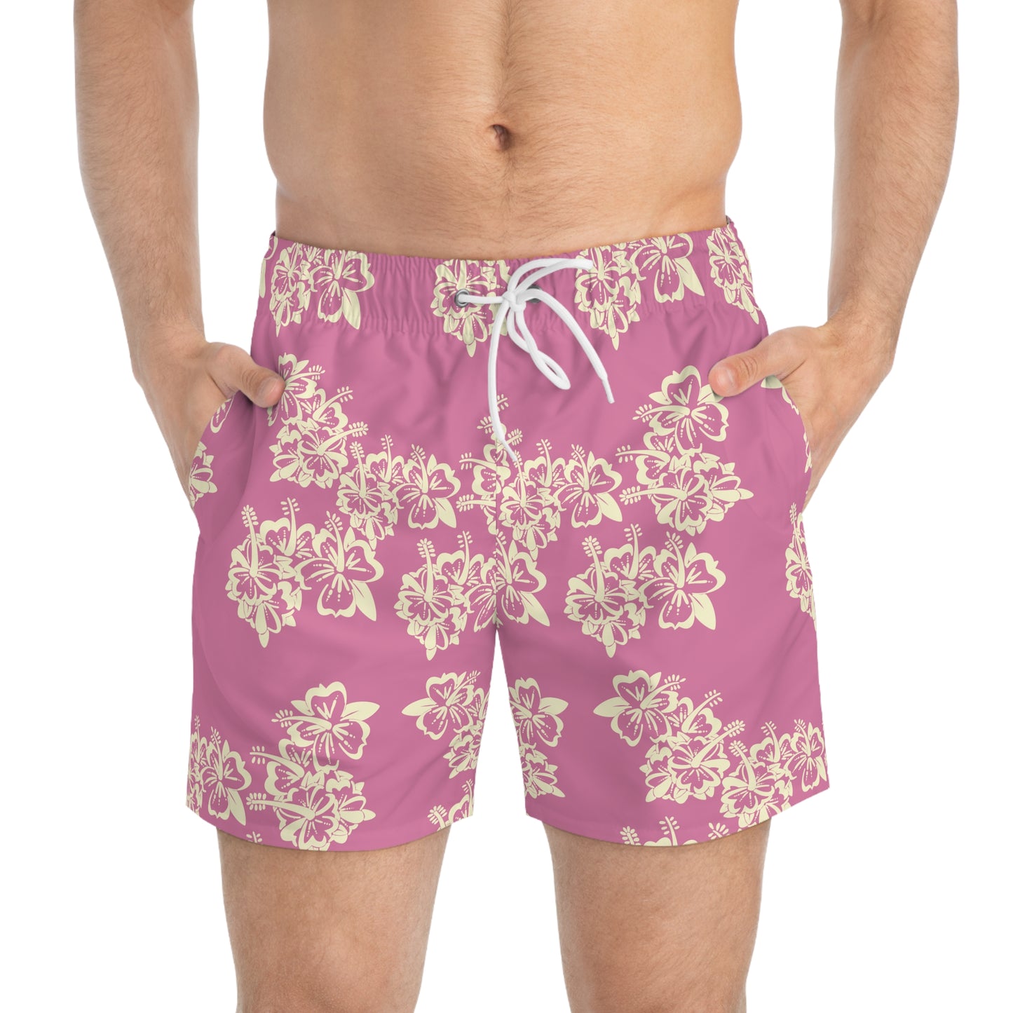 Hibiscus Blush Swim Shorts