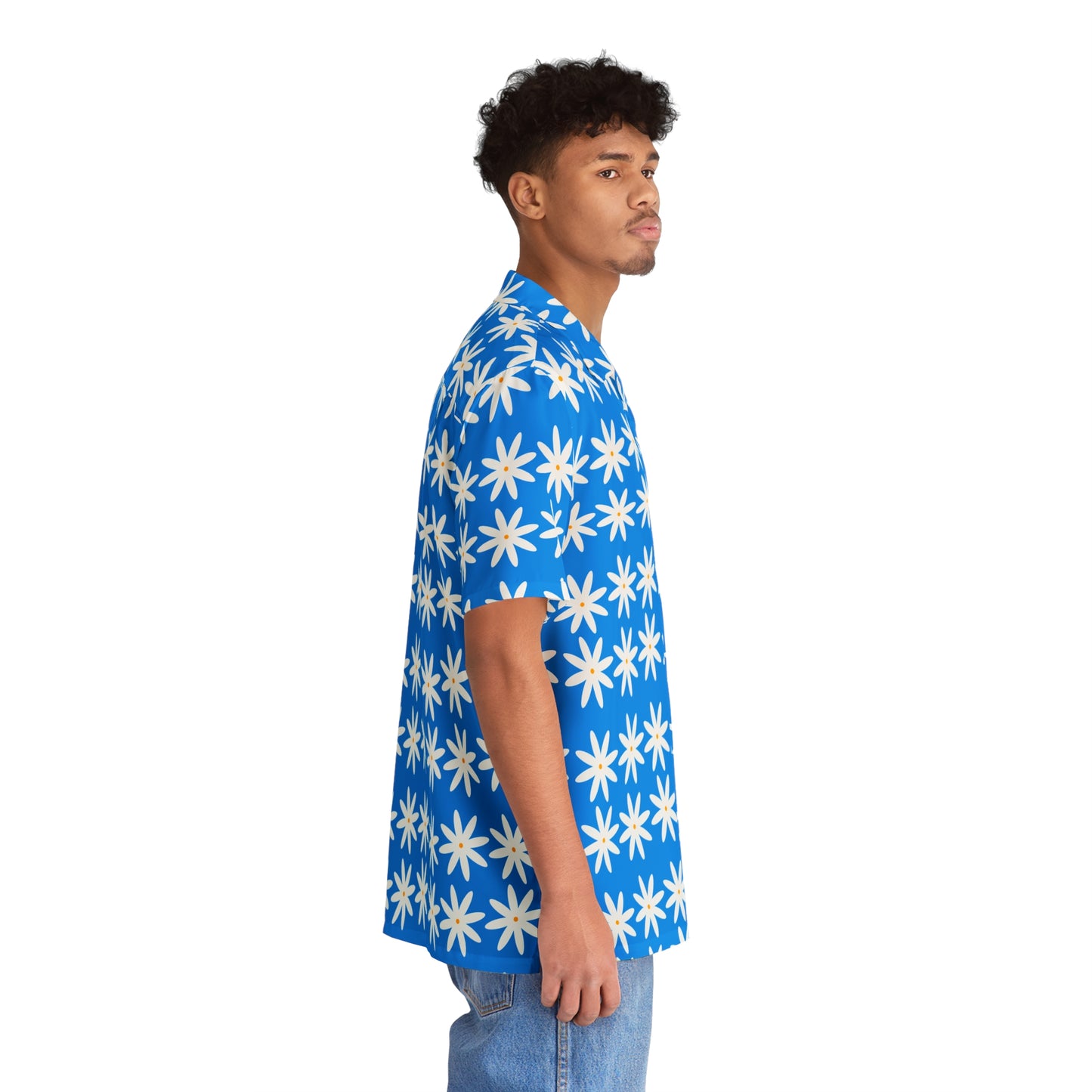 Daisy Pattern -Short Sleeved Shirt