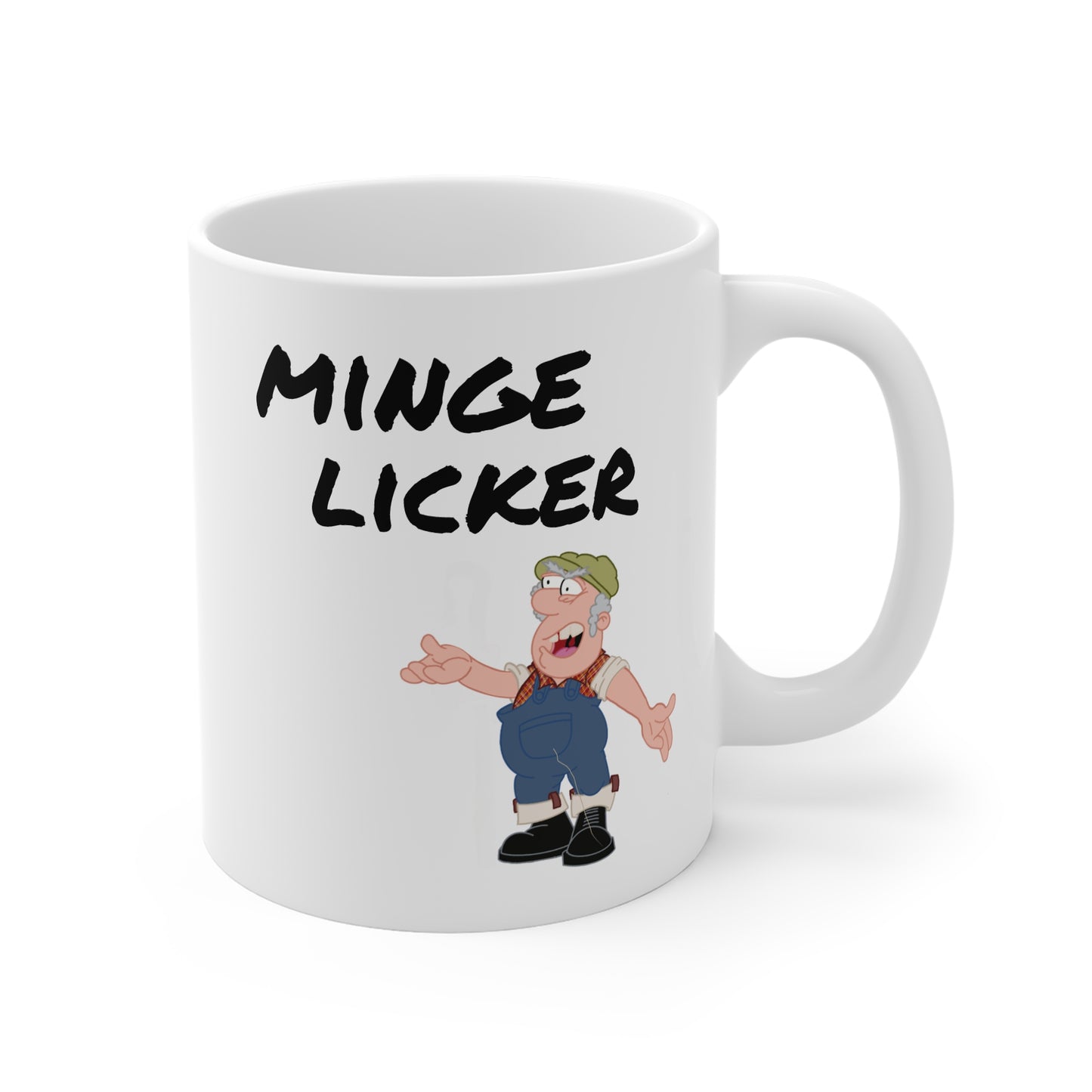 Farmer Tussock’s Sweary Mug 11oz - Minge Licker