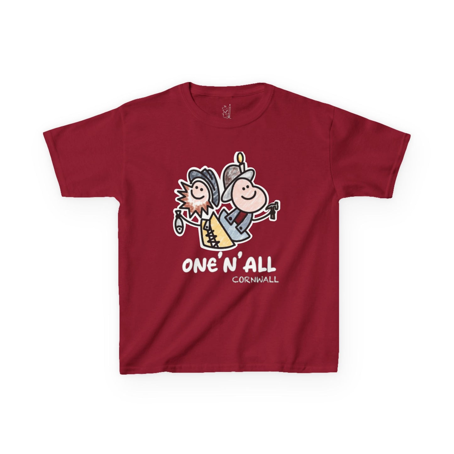 Kids “One’n’All Tee (Crayon Effect/Border White)