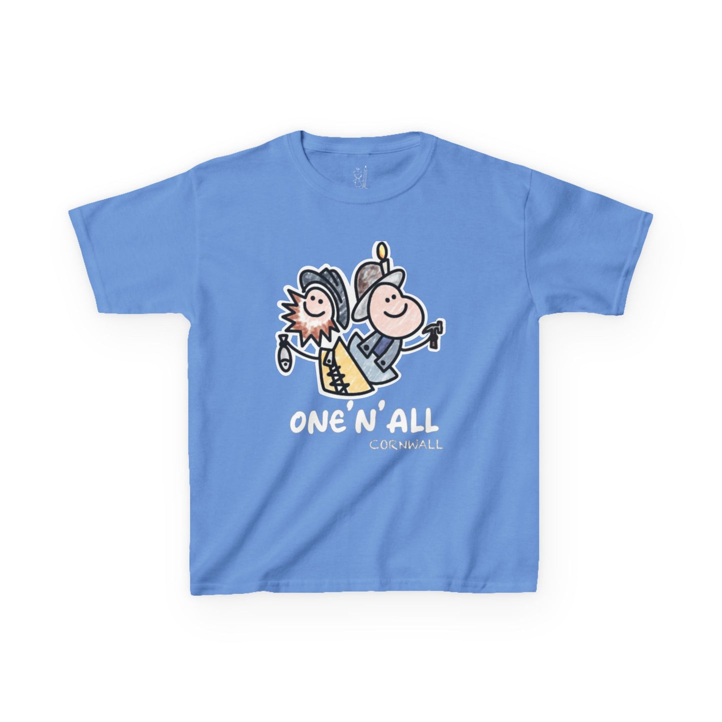 Kids “One’n’All Tee (Crayon Effect/Border White)