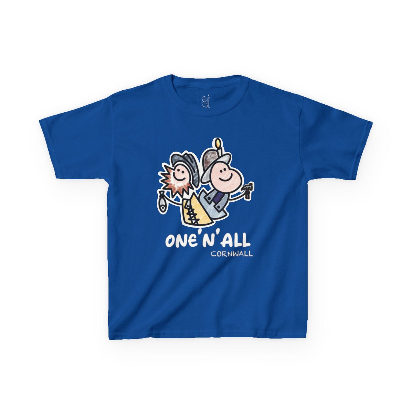 Kids “One’n’All Tee (Crayon Effect/Border White)