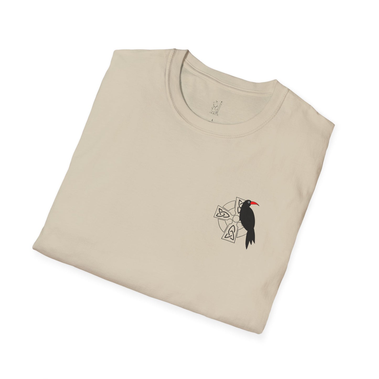 Chough & Cornish Cross T-Shirt (Light Colours)