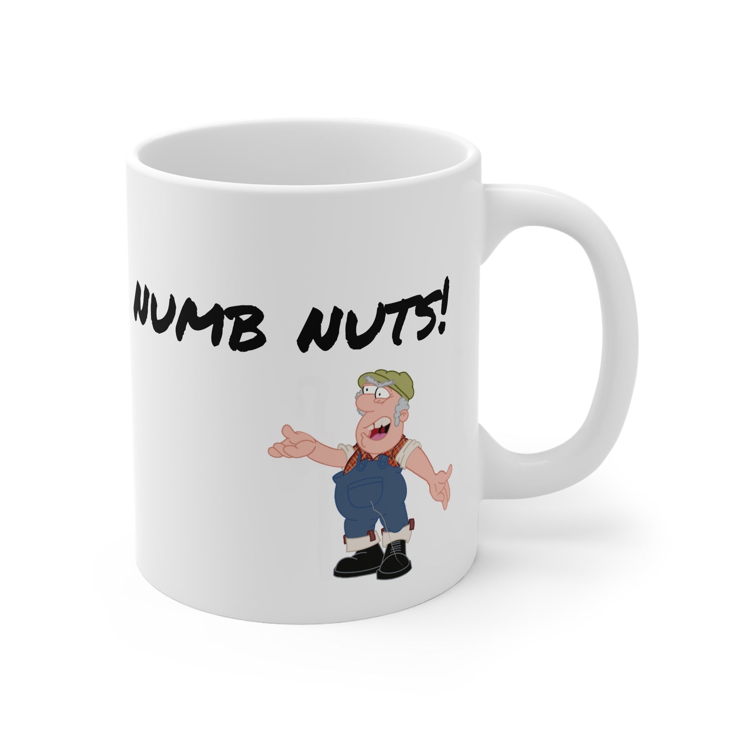Farmer Tussock’s Sweary Mug 11oz - Numb Nuts!