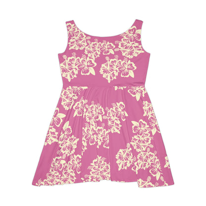 Hibiscus Blush - Skater Dress