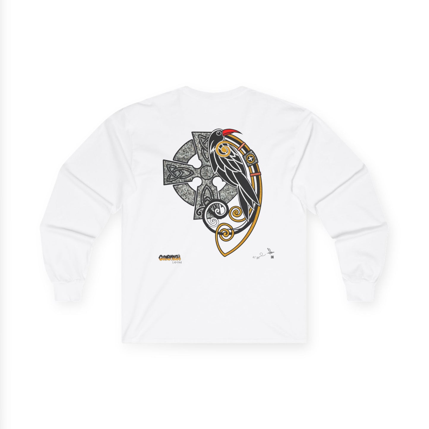 Chough & Cross Heritage Design Long Sleeve Tee