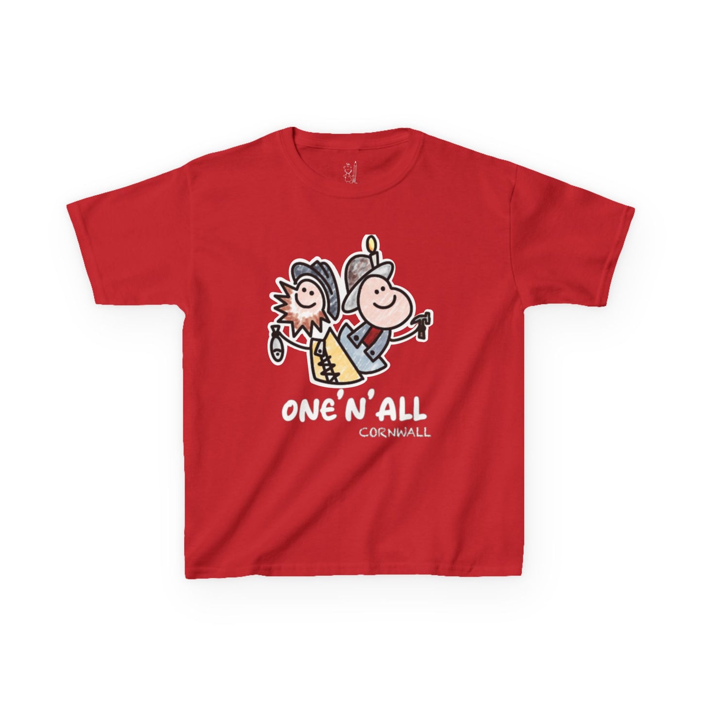 Kids “One’n’All Tee (Crayon Effect/Border White)