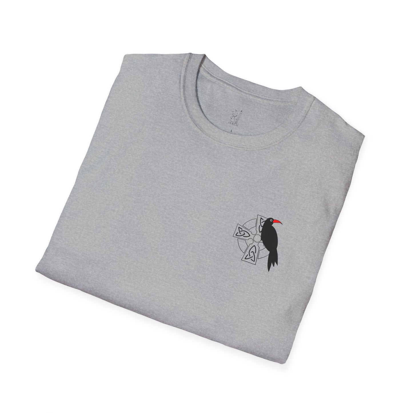 Chough & Cornish Cross T-Shirt (Light Colours)