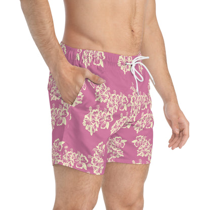 Hibiscus Blush Swim Shorts
