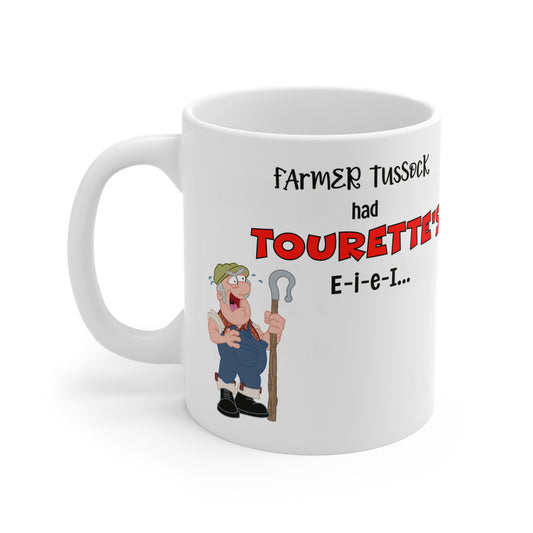 Farmer Tussock’s Sweary Mug 11oz - Turd Burglar