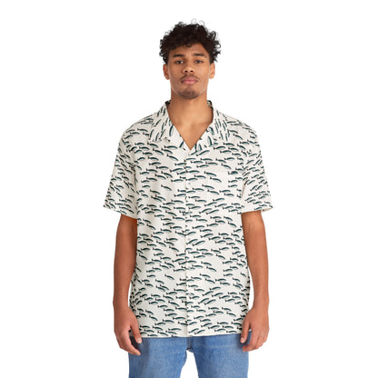 Mackerel Shoal Patterned Short Sleeve Shirt