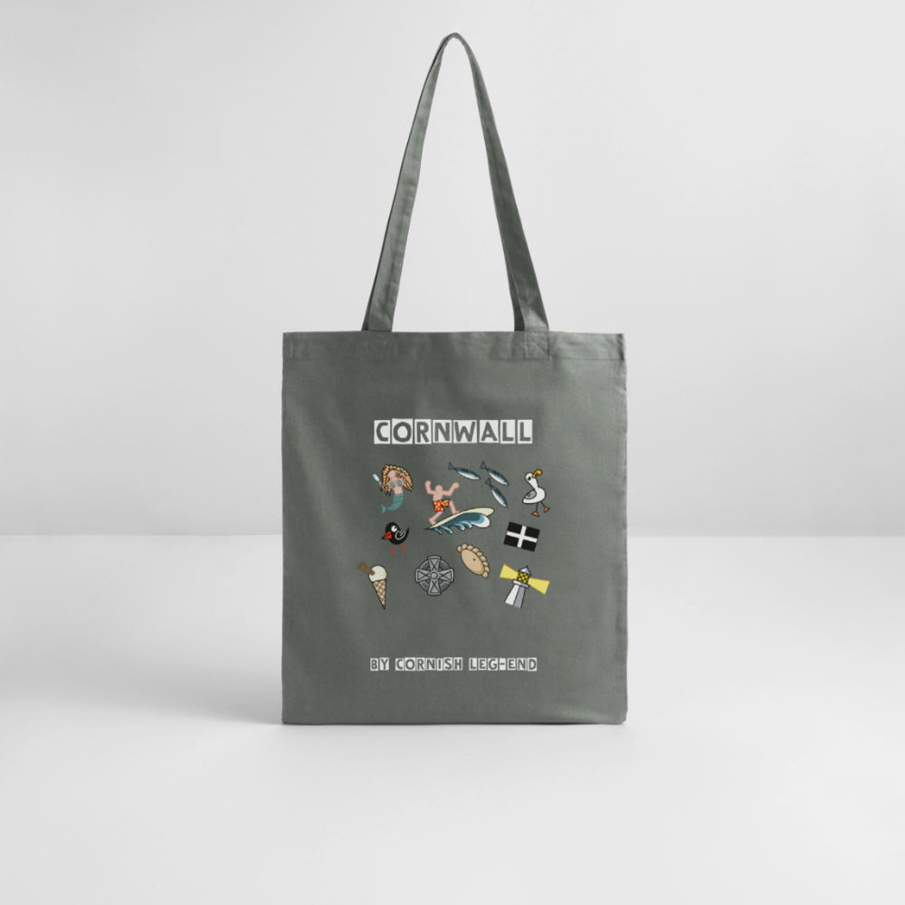 Cornwall Memories Tote Bag - anthracite