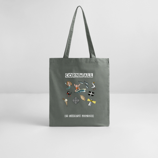 Cornwall Memories Tote Bag - anthracite
