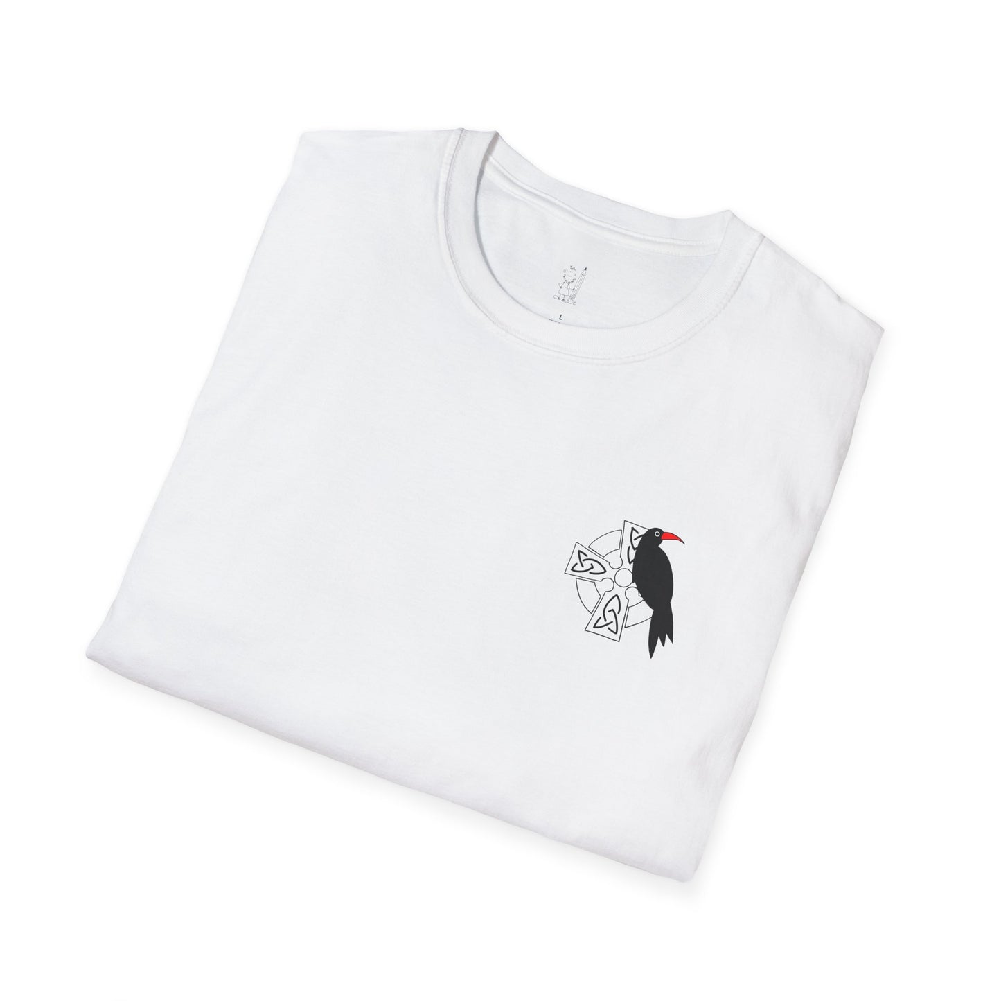 Chough & Cornish Cross T-Shirt (Light Colours)