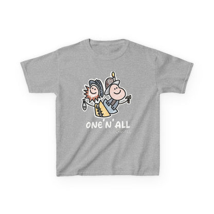 Kids “One’n’All Tee (Crayon Effect/Border White)