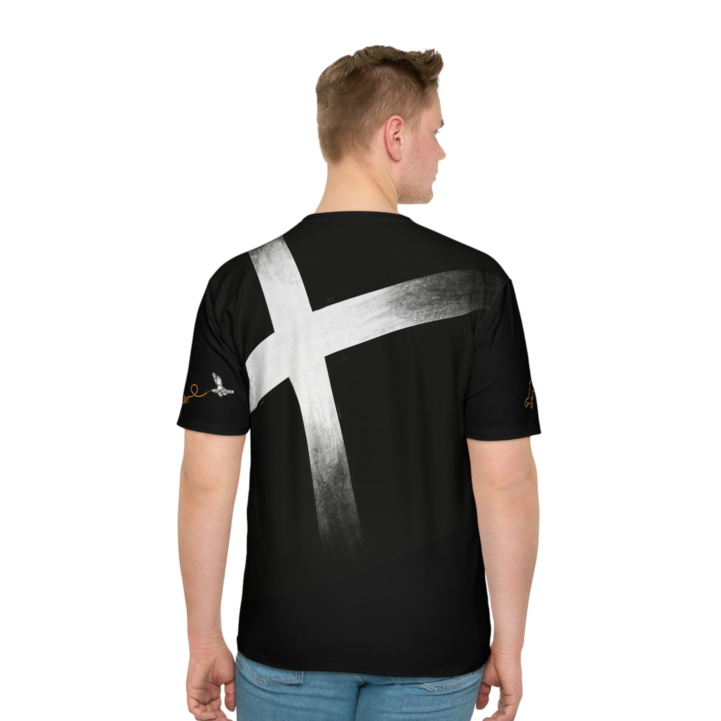 St Piran’s Flag, All-Over Print T-Shirt