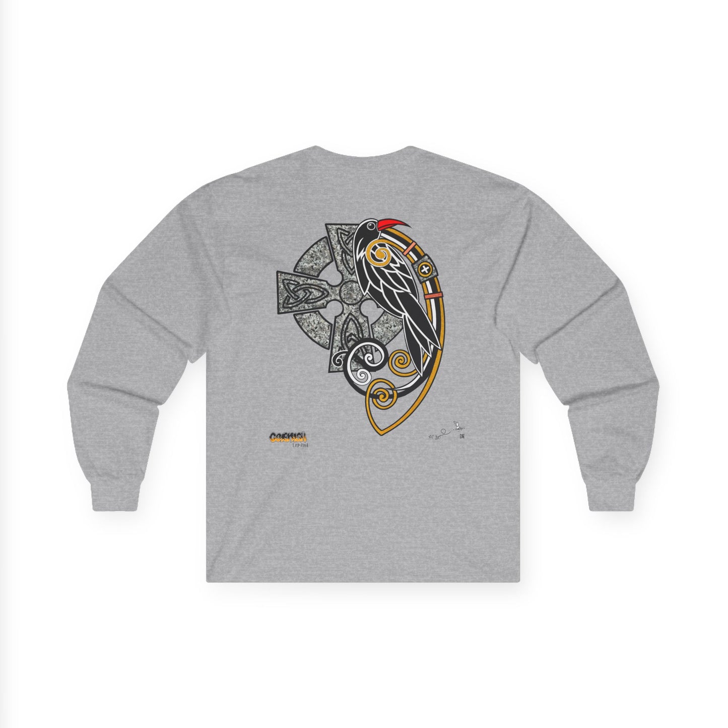 Chough & Cross Heritage Design Long Sleeve Tee