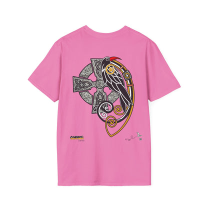 Chough & Cornish Cross T-Shirt (Light Colours)