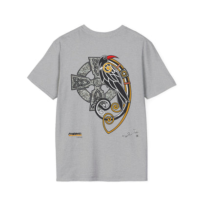 Chough & Cornish Cross T-Shirt (Light Colours)