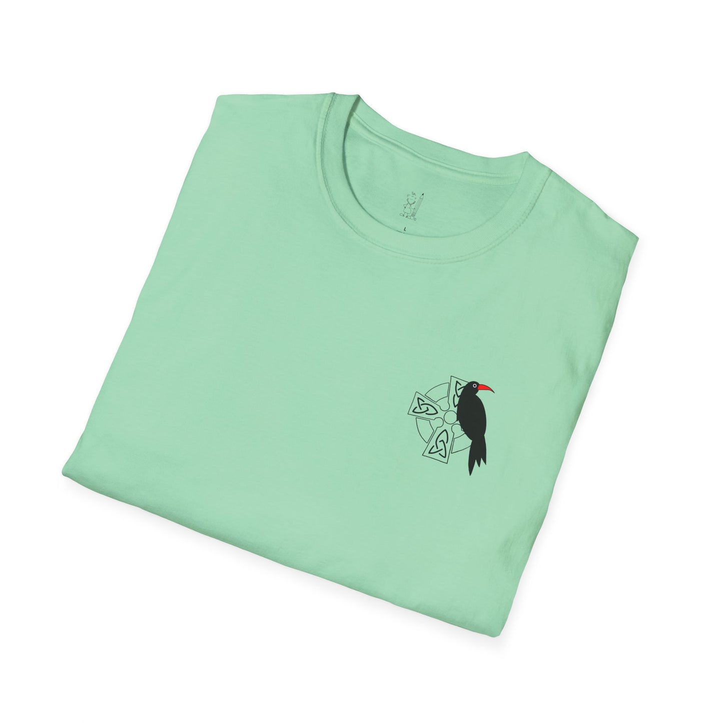 Chough & Cornish Cross T-Shirt (Light Colours)