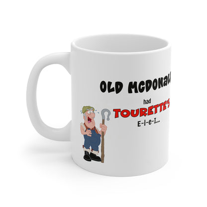 Old McDonald  Sweary Mug 11oz - Clunge