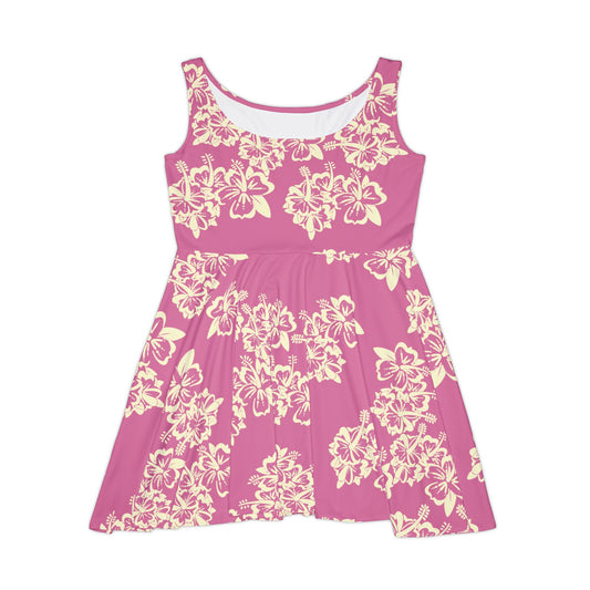 Hibiscus Blush - Skater Dress