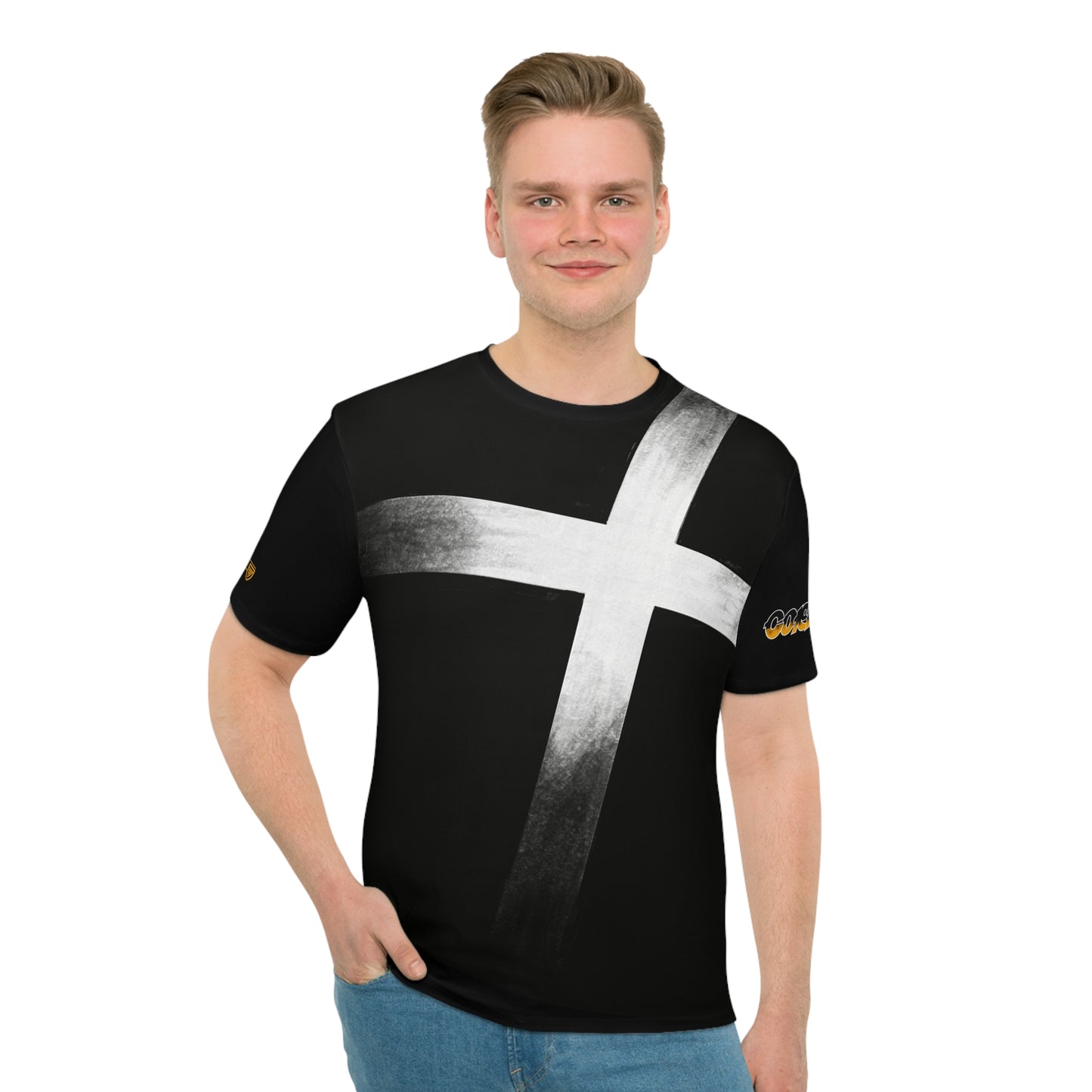 St Piran’s Flag, All-Over Print T-Shirt