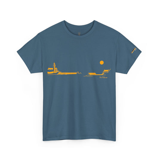 Porthleven Harbour - Unisex Cotton Tee
