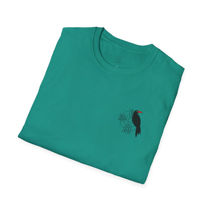 Chough & Cornish Cross T-Shirt (Light Colours)