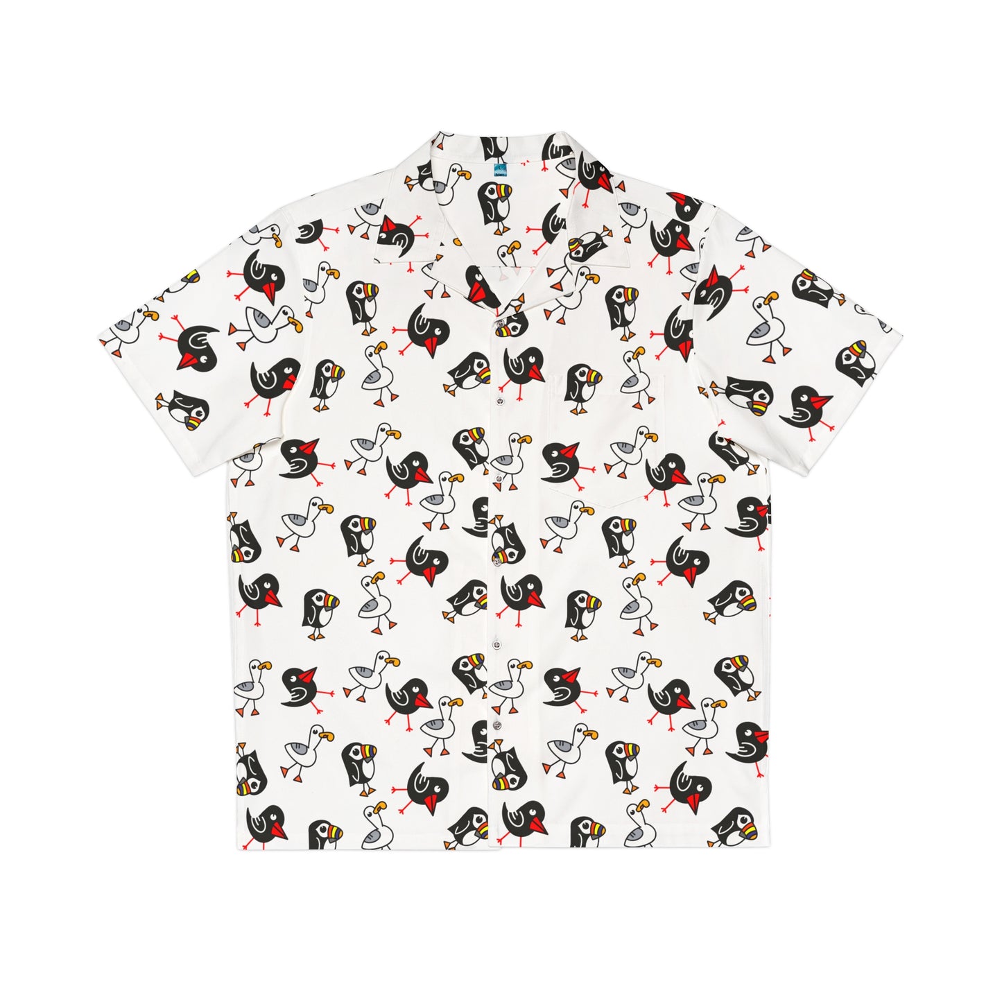 Cornish Seabirds -Short Sleeved Shirt