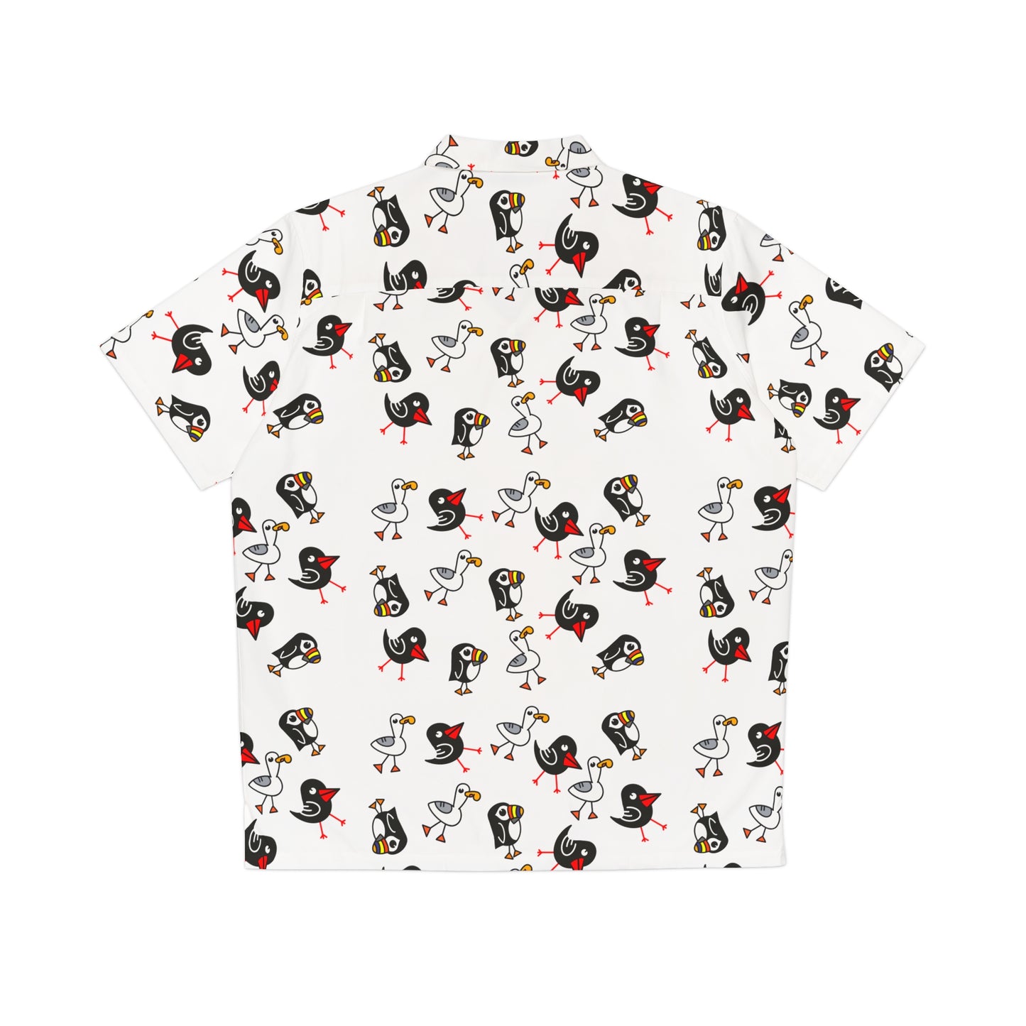 Cornish Seabirds -Short Sleeved Shirt