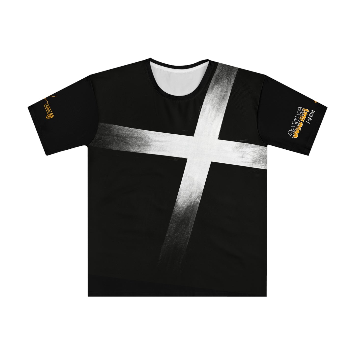 St Piran’s Flag, All-Over Print T-Shirt