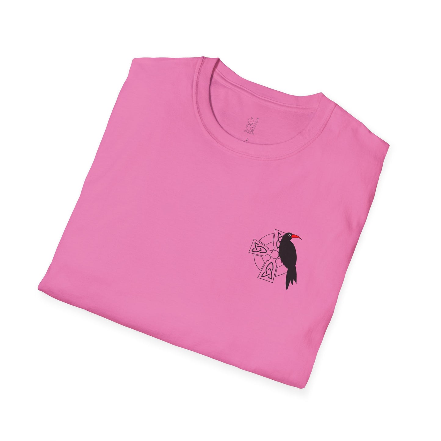 Chough & Cornish Cross T-Shirt (Light Colours)